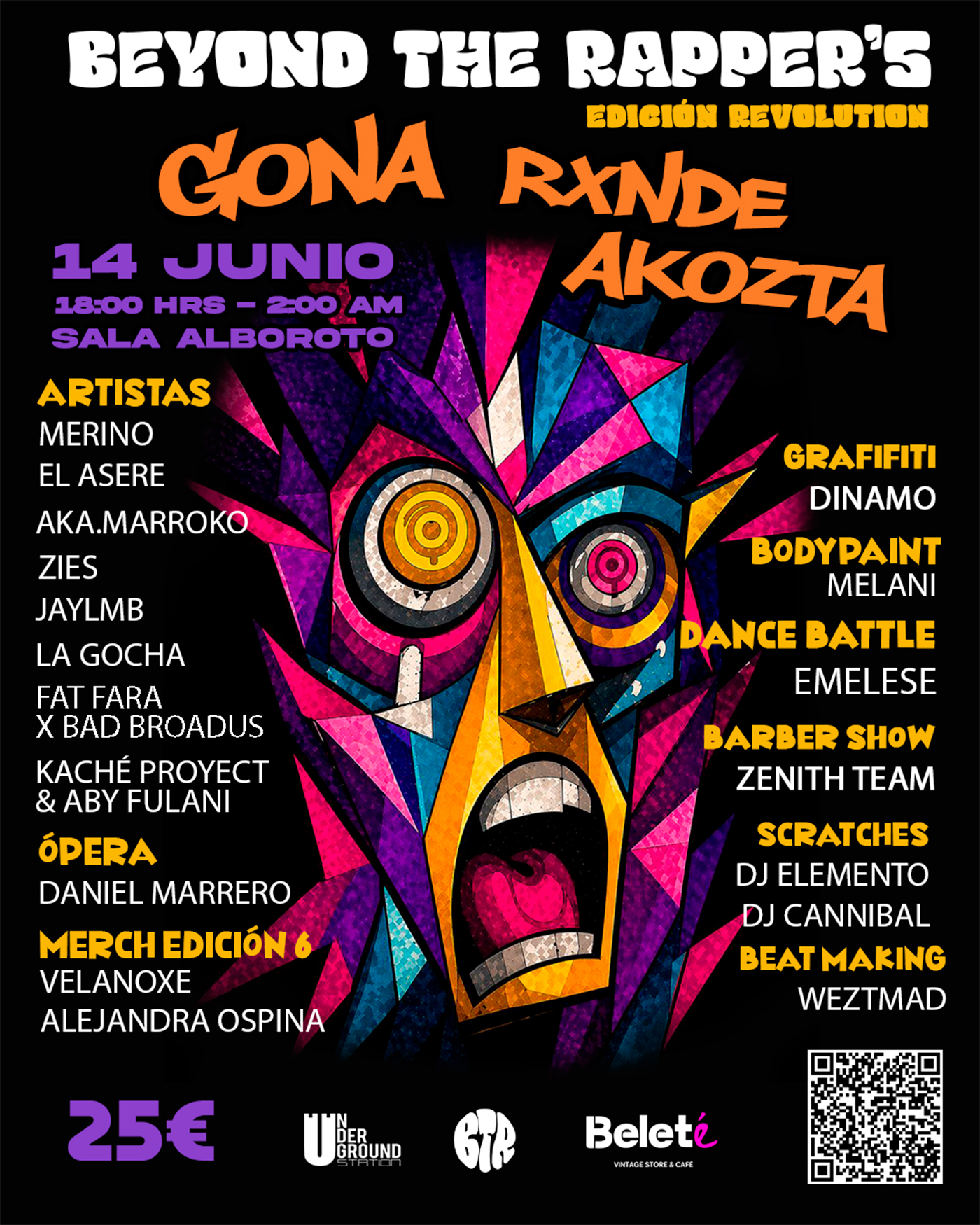 Cartel oficial Beyond The Rappers junio 2026